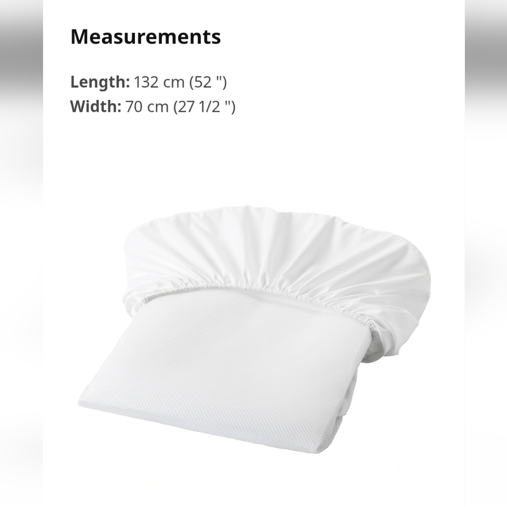 Crib Mattress protectors, Crib Linens, Infant Bedding White, Includes 2